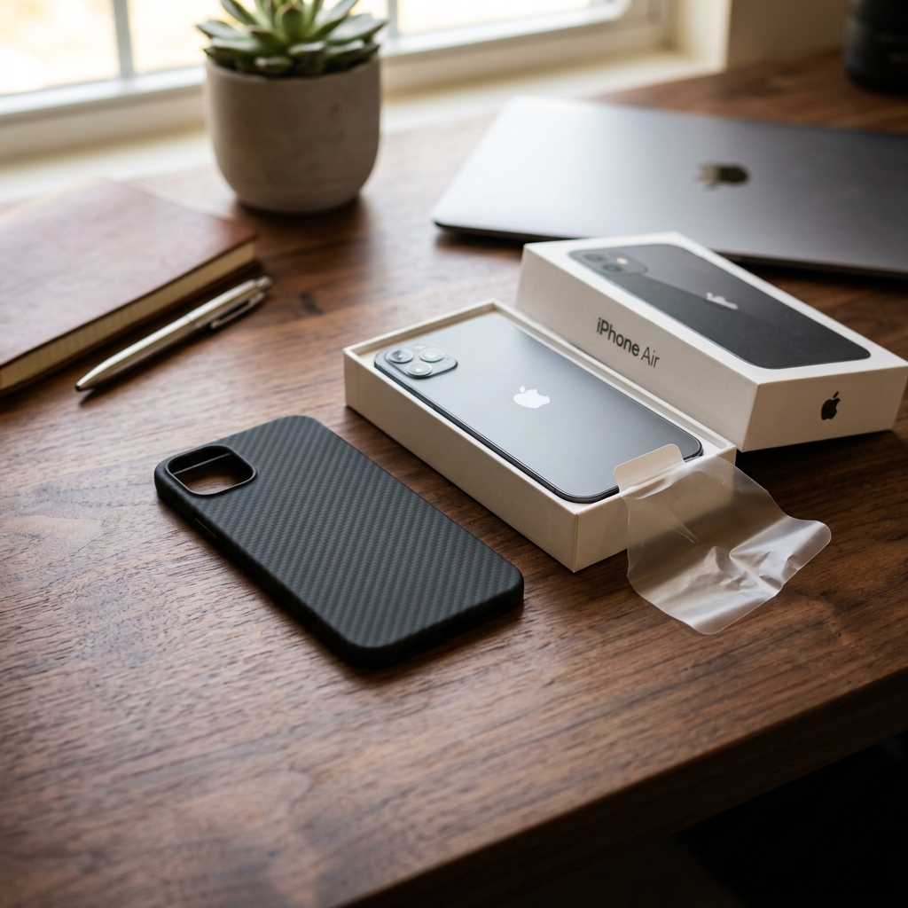 【開封の儀ついに】iPhone Airの「極薄」を殺さない、ガチ勢が選ぶ究極のケース2選