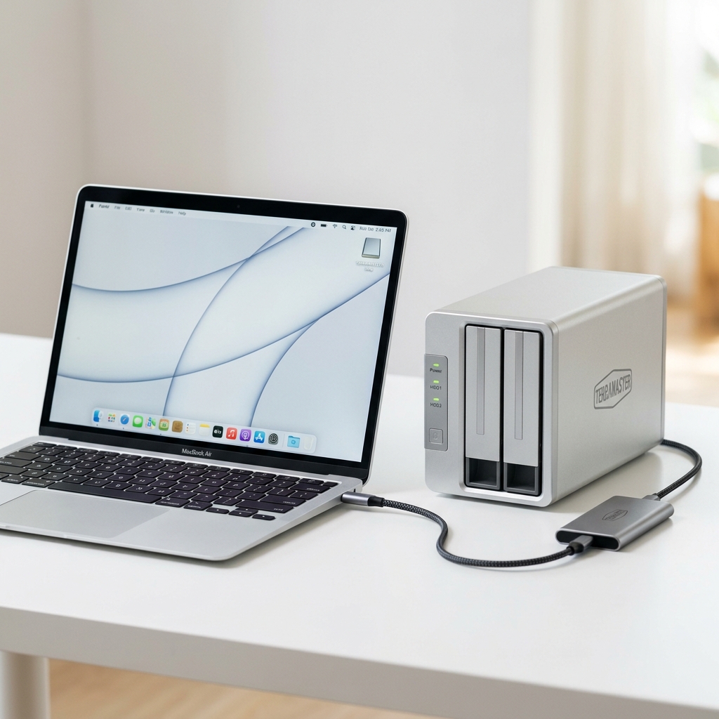 【容量不足とデータ消失の恐怖】iPhone&Macユーザーのための最強SSDバックアップ術(TERRAMASTERレビュー)